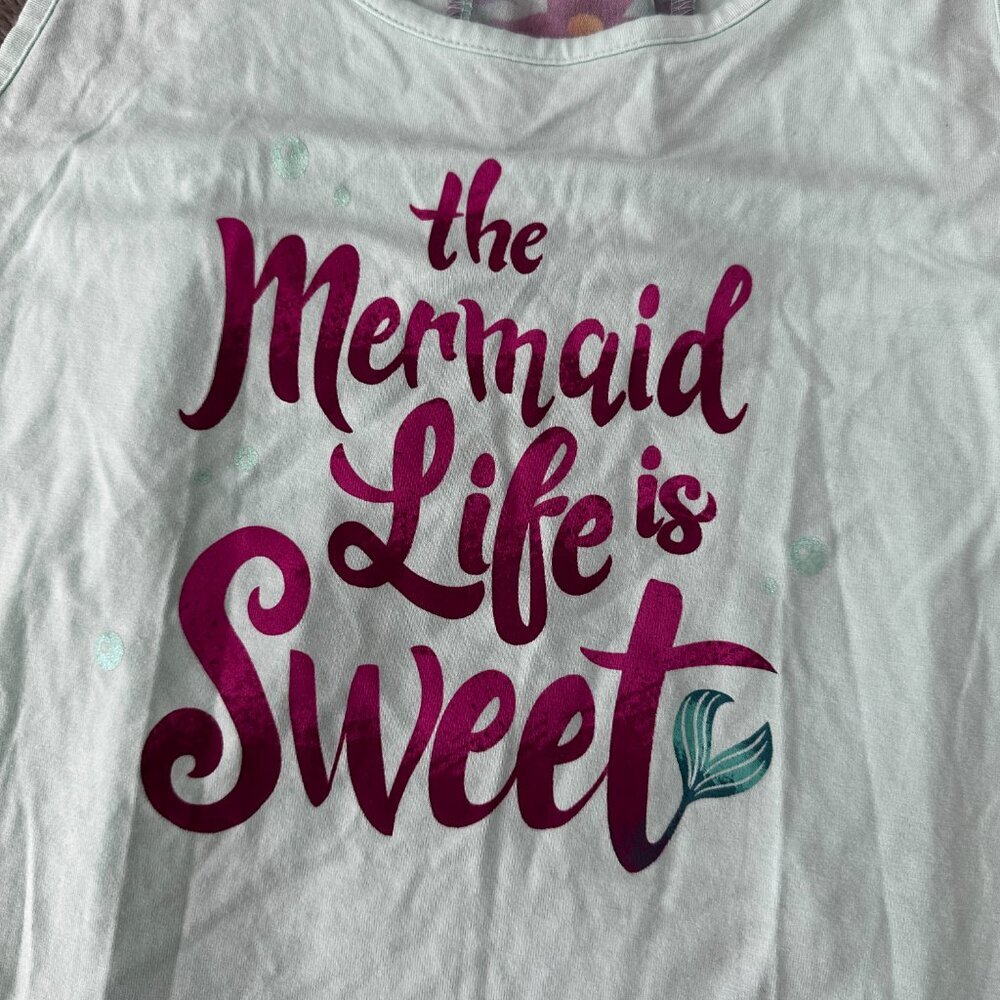 NWT Disney Parks The Little Mermaid Tank Top MEDIUM Mermaid Life Is Sweet - Picture 2 of 6